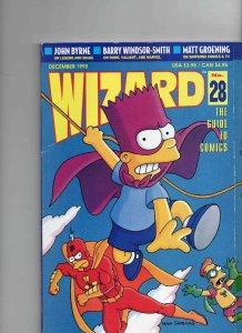VINTAGE 1993 Wizard Magazine #28 Bart Simpson
