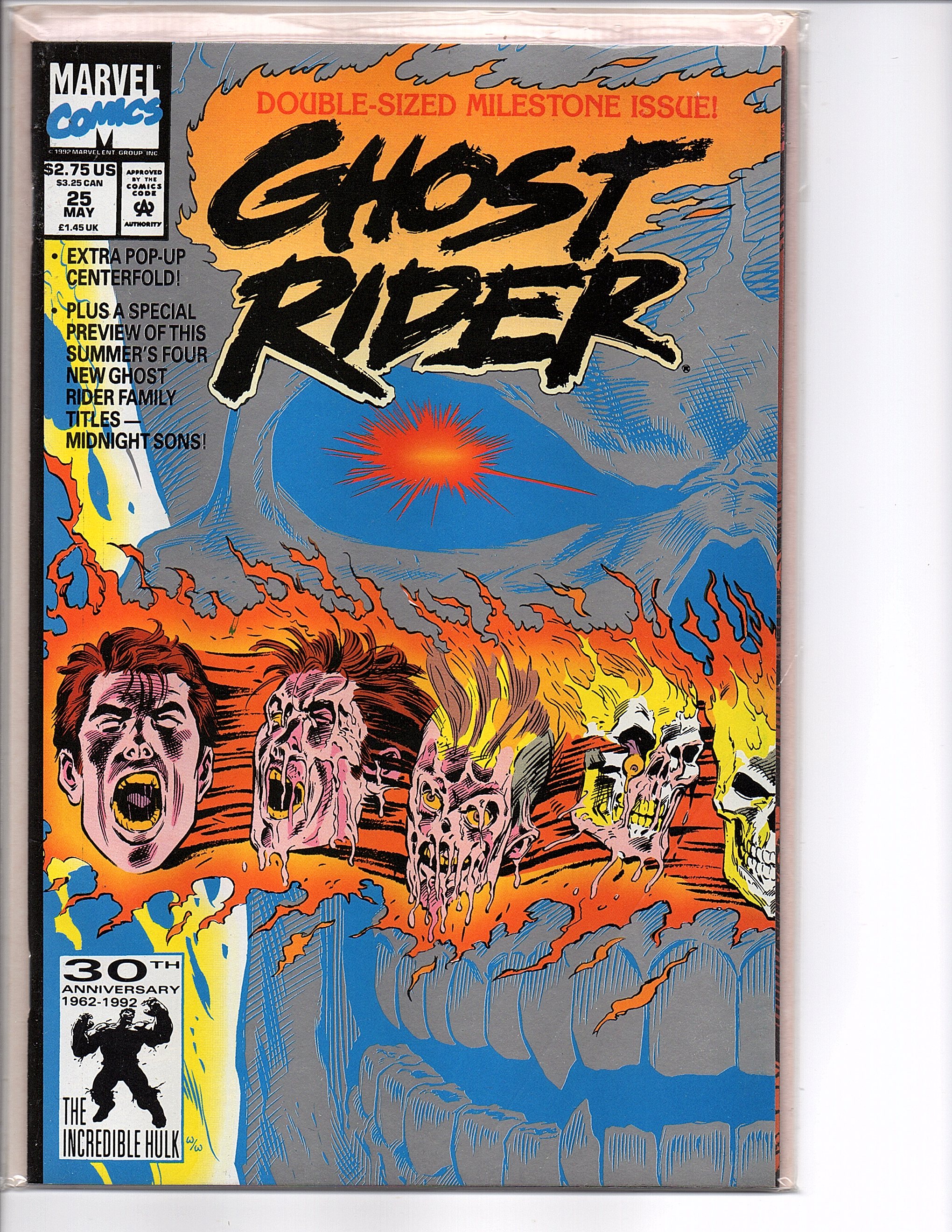 Marvel Comics Ghost Rider Vol 2 25 Pop Up Center Page Hipcomic