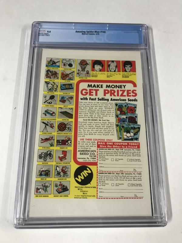 Amazing Spider-Man #144 CGC 9.4