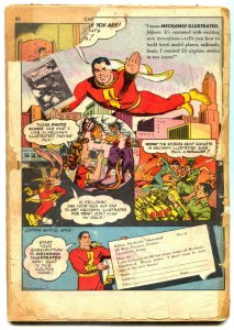 Captain Marvel Jr #6 1943- Raboy Devils cover- Golden Age low grade 