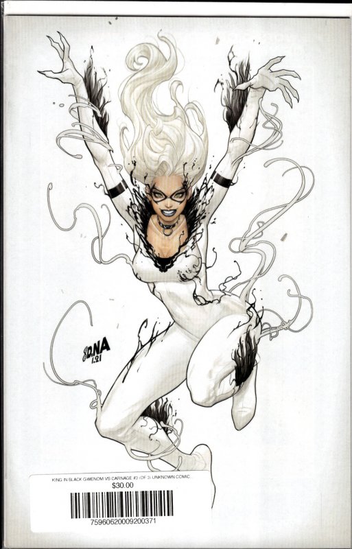 King in Black: Gwenom vs. Carnage #3 Nakayama Cover C (2021)