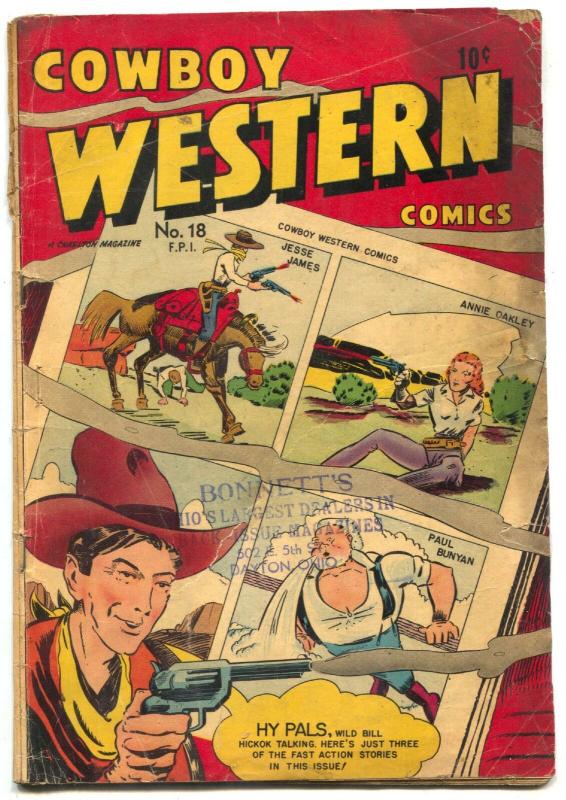 Cowboy Western #14 1948- Annie Oakley- Jesse James G