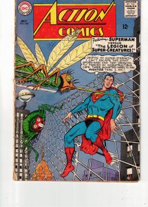 Action Comics #326 (1965) FN Legion of Super-Creatures Supergirl backup! Tons Up