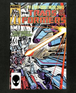 Transformers #4 1st Appearance Shockwave! Dinobots Cameo!