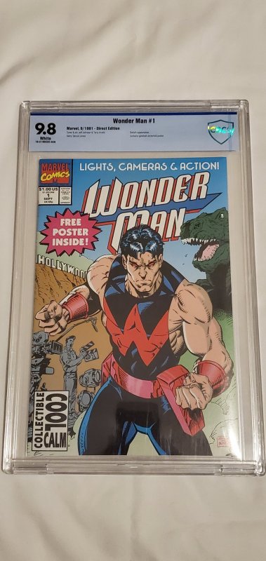 Wonder Man #1 - CBCS 9.8 - 1st Series 1991