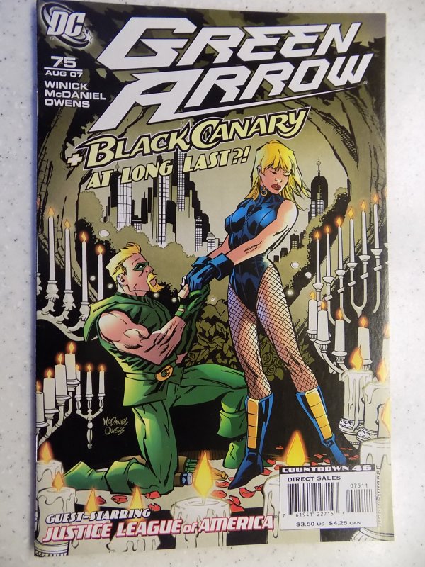 GREEN ARROW # 75 DC BLACK CANARY ACTION ADVENTURE