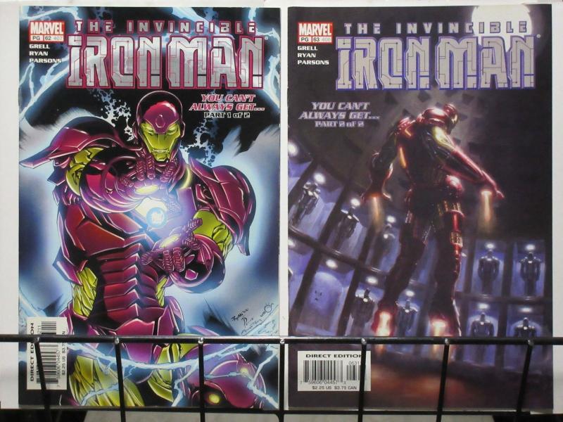 IRON MAN(Marvel,1998) #62-63 VF-NM You Can't Always Get... pts 1-2,full story