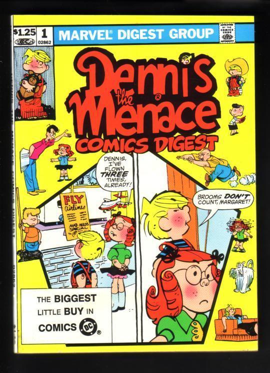 DENNIS THE MENACE DIGEST #1- 1982 MARVEL-DC MISPRINT ISSUE NM