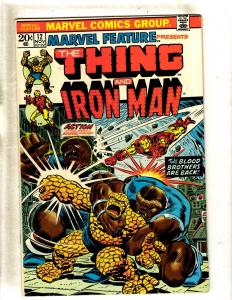 Marvel Feature # 12 FN Comic Book Feat. Incredible Hulk & Thing Avengers FM4