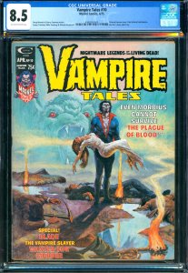 Vampire Tales #10 Marvel Comics 1975 CGC 8.5 Morbius Cover