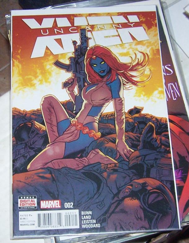 UNCANNY X-MEN  #2  2016  marvel  vol 4 greg land variant  mystique magneto