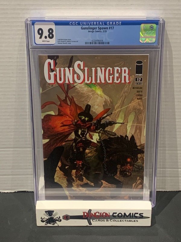 Gunslinger Spawn # 17 CGC 9.8 Cover A Simone Bianchi Cover 2023 [GC28]