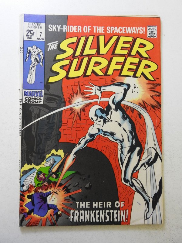 The Silver Surfer #7 (1969) GD+ Condition 2 in spine split