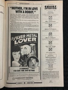 1985 COMICS INTERVIEW #28 FN+ 6.5 X-Factor / Jackson Guice