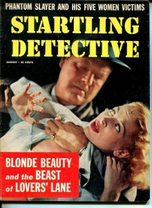 Startling Detective August 1959-True Crime Magazine-Jet-Age Jesse James 