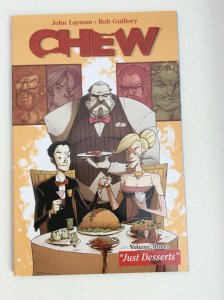 CHEW VOL.THREE: JUST DESSERTS SIGNED BY CREATOR JOHN LAYMAN WITH COA TPB.