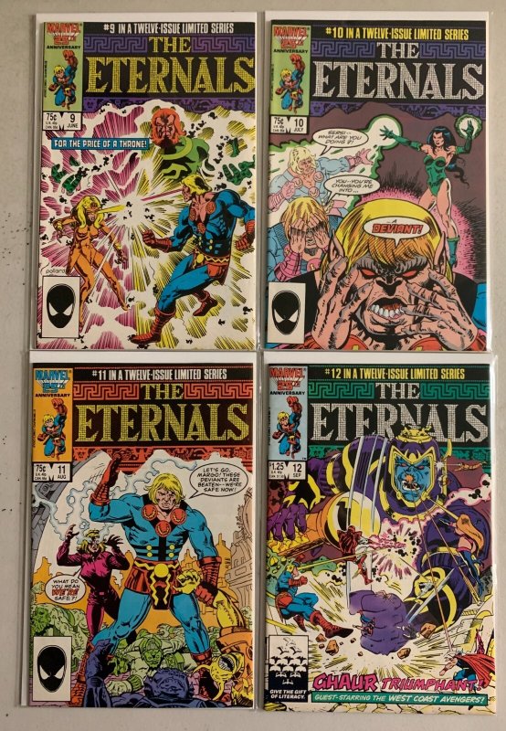 Eternals set #1-12 direct 12 diff 6.0 (1985-86)