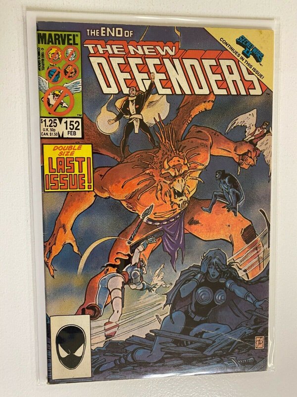 The New Defenders #152 Direct Edition Last Issue 6.0 FN (1986)