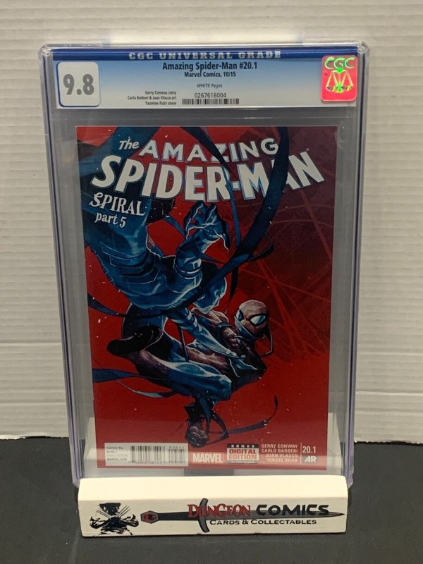 Amazing Spider-Man Vol 3 # 20.1 Cover A CGC 9.8 2015 [GC37]