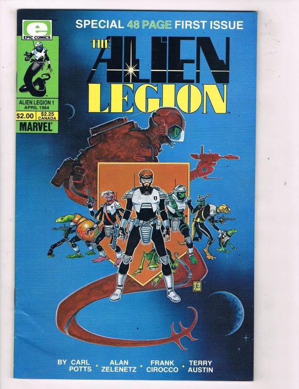 The Alien Legion #1 VF Epic Comics Comic Book Potts Apr 1984 DE46