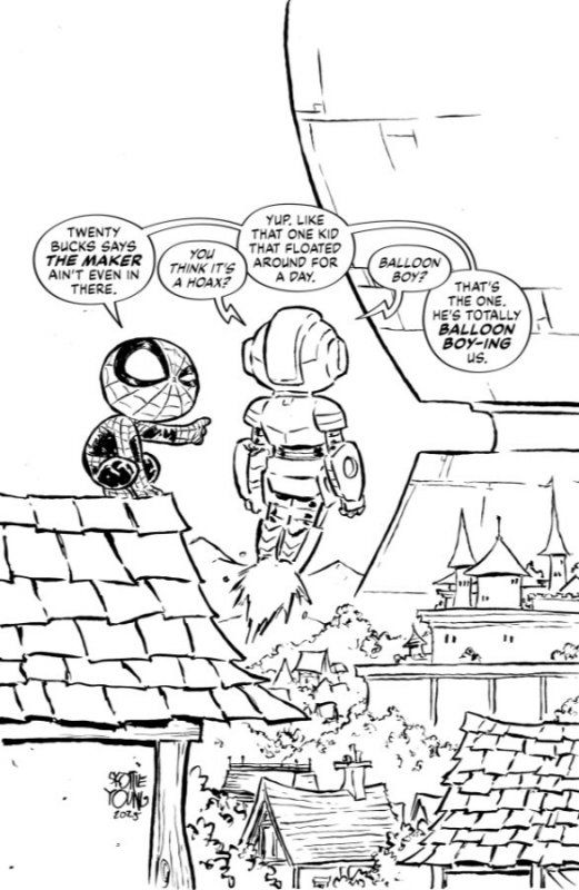 ULTIMATE ENDGAME #1 ? SKOTTIE YOUNG BLACK AND WHITE VIRGIN VARIANT [1:100]