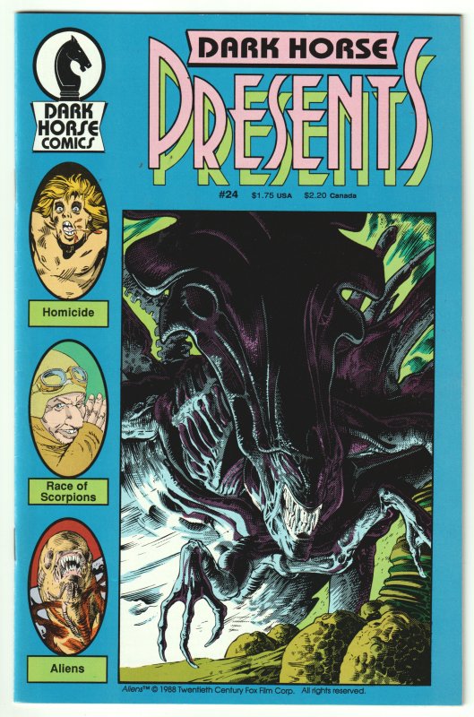 Dark Horse Presents #24 (1988) Aliens!