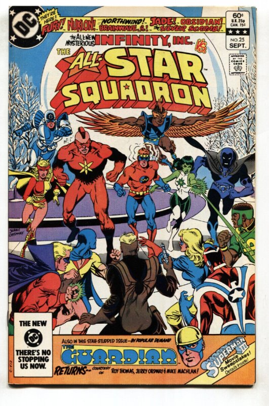 All-Star Squadron #25 1983 First Nuklon - Atom-Smasher DC comic book VF- 