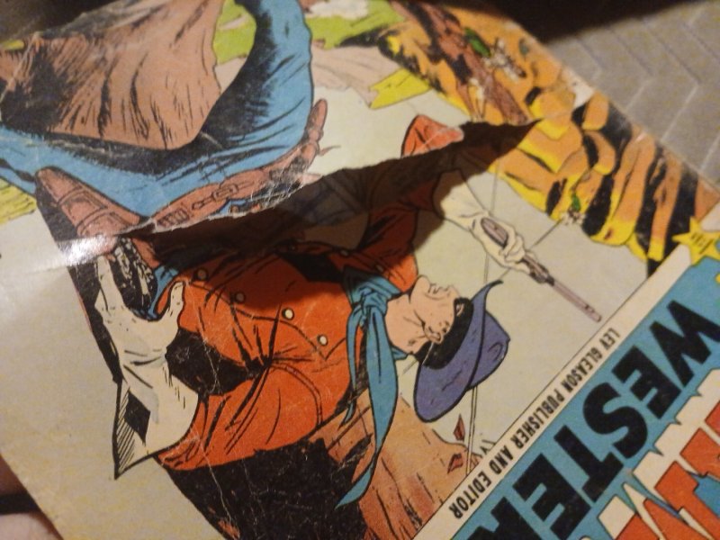 BLACK DIAMOND WESTERN #53 Golden Age LEV GLEASON 1954 Terror Island