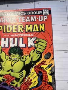 Marvel Team-Up 53  Spider-Man & Hulk!  1st Byrne Uncanny X-Men 1977  VG