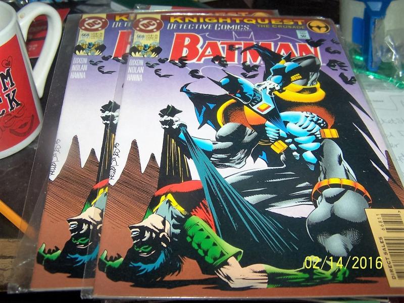 DETECTIVE COMICS  # 668 BATMAN    -KNIGHTQUEST CRUSADE DC  AZRAEL ROBIN**