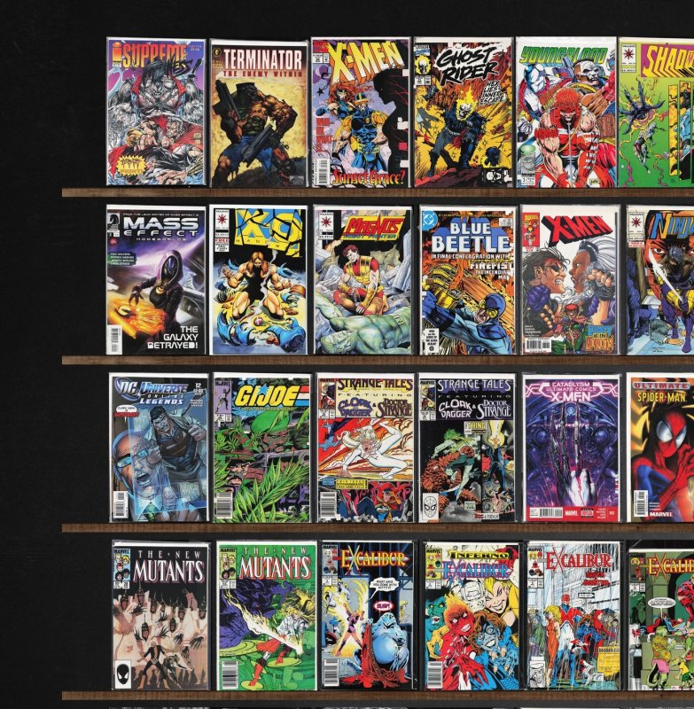 Huge Lot 140+ Comics with X-Factor, Excalibur, The New Mutants, X-Force & More!