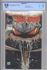Spawn #4 - Key Comic & 1st Cover Appearance of Violator - CBCS 9.8 - New Slab!