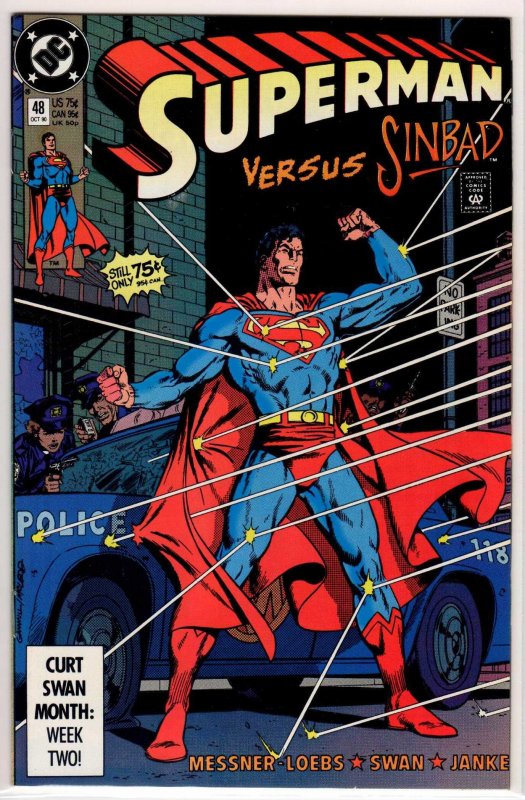 Superman #48 Direct Edition (1990) 9.0 VF/NM