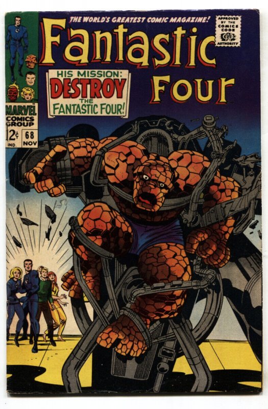 Fantastic Four #68--comic book--1967--Marvel--Silver Age--comic book