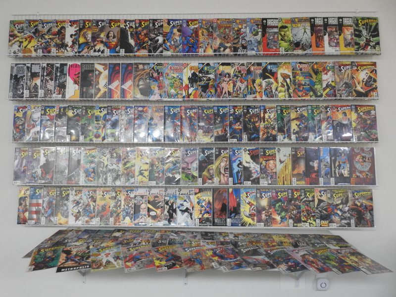 Huge Lot of 170+ Comics W/ Superman, Superboy, Supergirl+ Avg VF Condition!