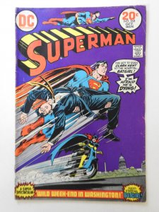 Superman #268  (1973) Guest Starring Batgirl! Solid VG Condition!