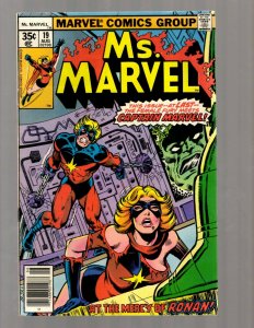 Ms. Marvel # 19 VF/NM Comic Book Avengers Hulk Thor Captain America Iron Man RB8 