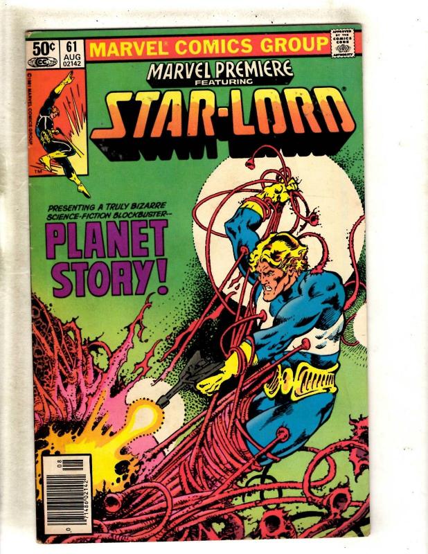 Marvel Premiere # 61 FN Feat. Star-Lord Comic Book Science Fiction GOTG J330