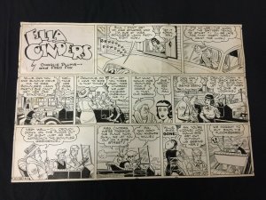 Ella Cinders Sunday Newspaper Original Comic Strip Art October 16 1949
