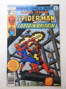 Marvel Team-Up #65 (1978) 1st Capt Britain in American Comics! VG/Fine Condition