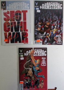 2013 Archer & Armstrong Lot of 3 #14, 14 b, 15 Valiant 2nd Series Comics