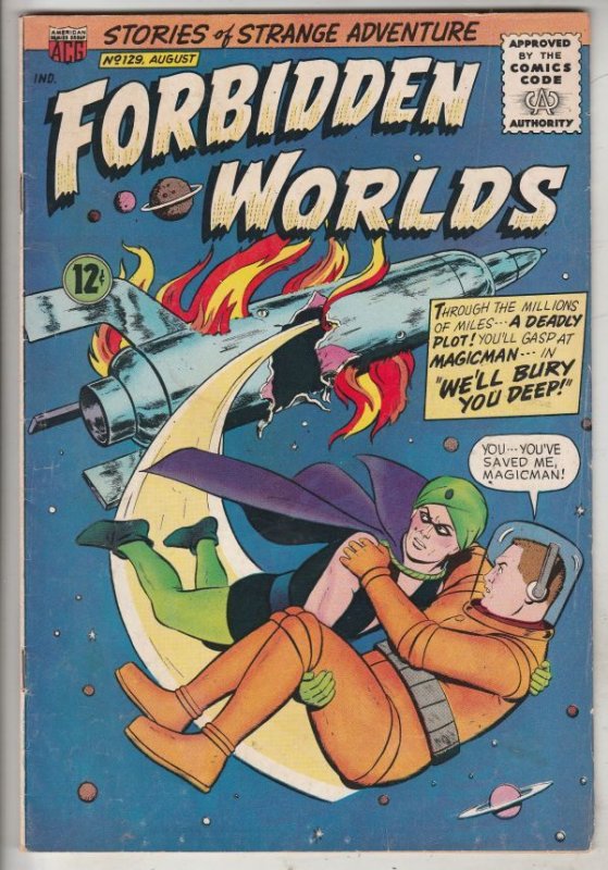 Forbidden Worlds #129 (Aug-65) FN/VF+ High-Grade Magicman