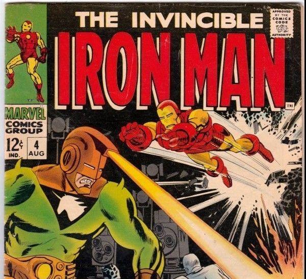 Iron Man Signed #4 strict VG 4.0 1st Appear- Unicorn   Singed by Archie Goodwin