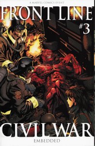 Civil War: Front Line #3 Second Print Cover (2006) Speedball