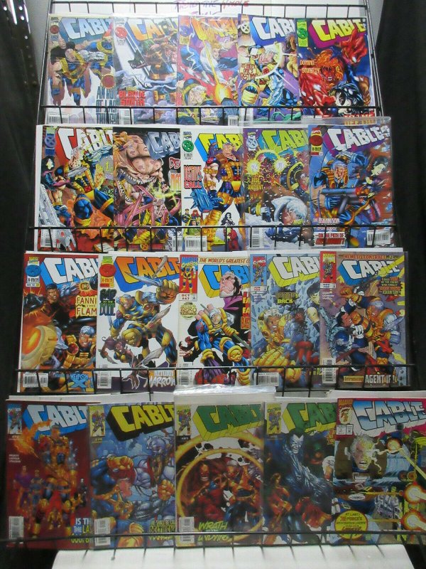 Cable (Marvel 1992) Lot of 20Diff from #20-86 X-Men Soldier Stories! 