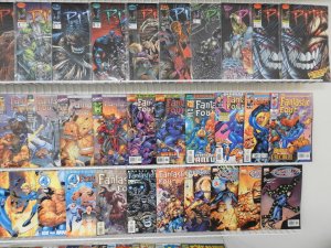 Huge Lot 200+ Comics W/ Fantastic Four, Spider-Man, Pitt+ Avg VF Condition!