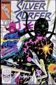 SILVER SURFER Comic Issue 10 — Elders of the Universe — 1988 Marvel Comics VF+
