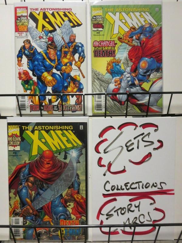 ASTONISHING X-MEN (1999) 1-3  the COMPLETE mini-series!