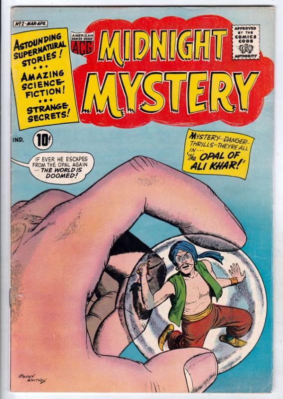 Midnight Mystery #2 (Mar-61) FN/VF+ High-Grade 