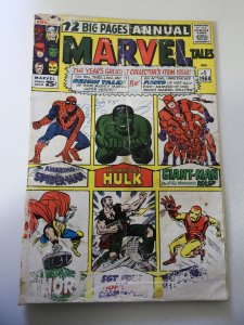 Marvel Tales #1 (1964) FR Condition 3 Spine Split, ink fc, moisture stains